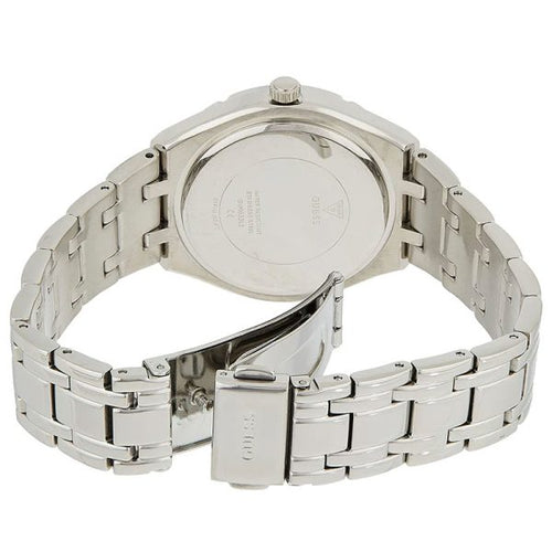 Guess Blue Dial Silver Watch GW0033L5