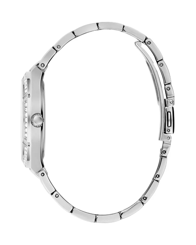 Guess Blue Dial Silver Watch GW0033L5