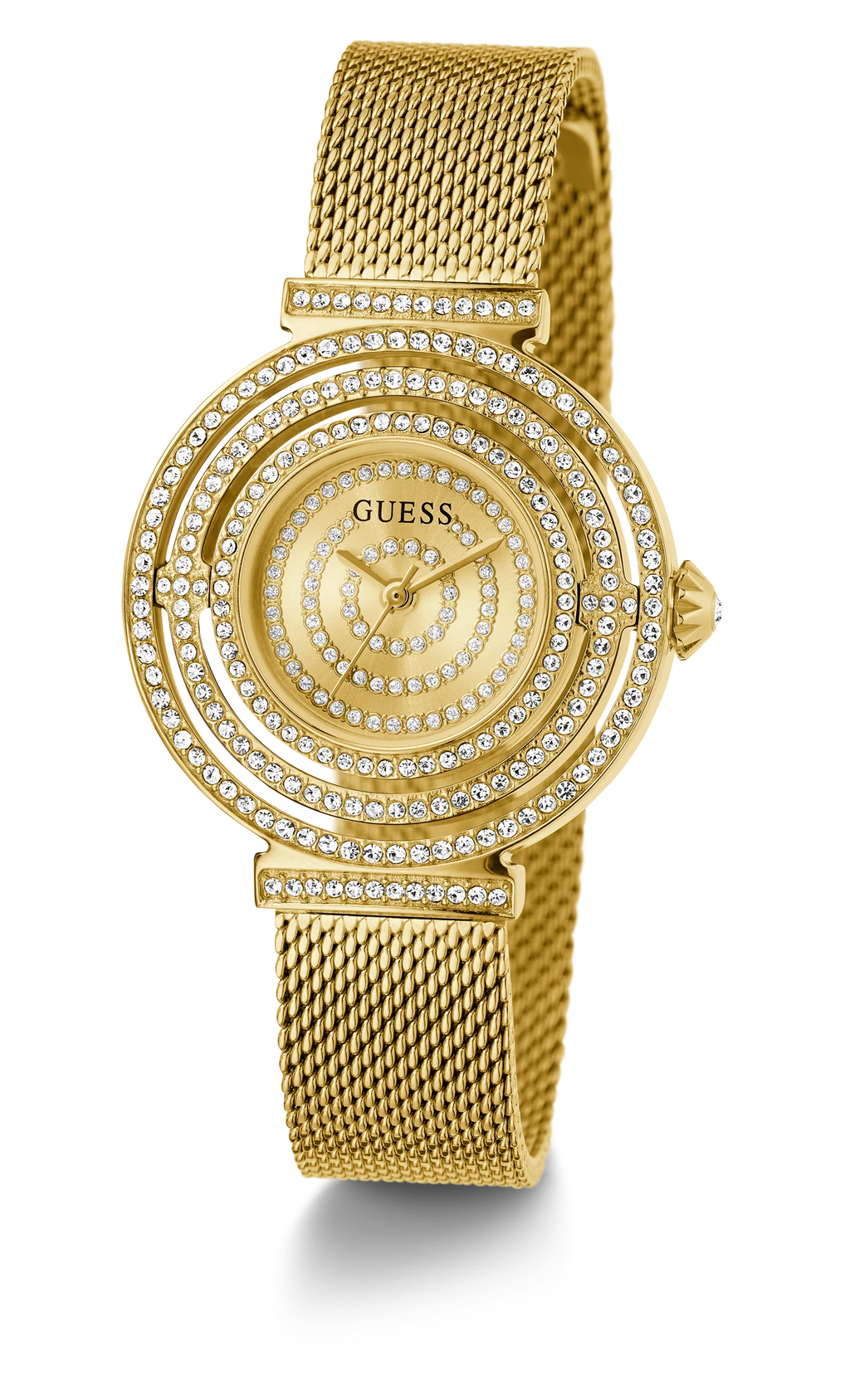 Guess Gold Dream Crystal Mesh Watch