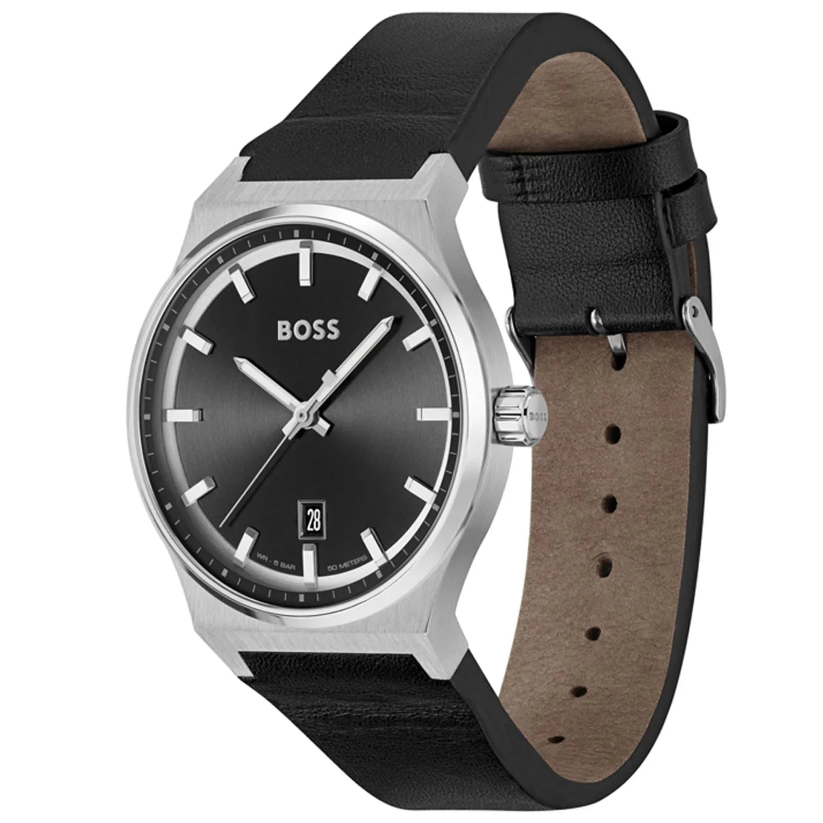 Hugo Boss Men's Watch Candor 1514076 Silver / Black