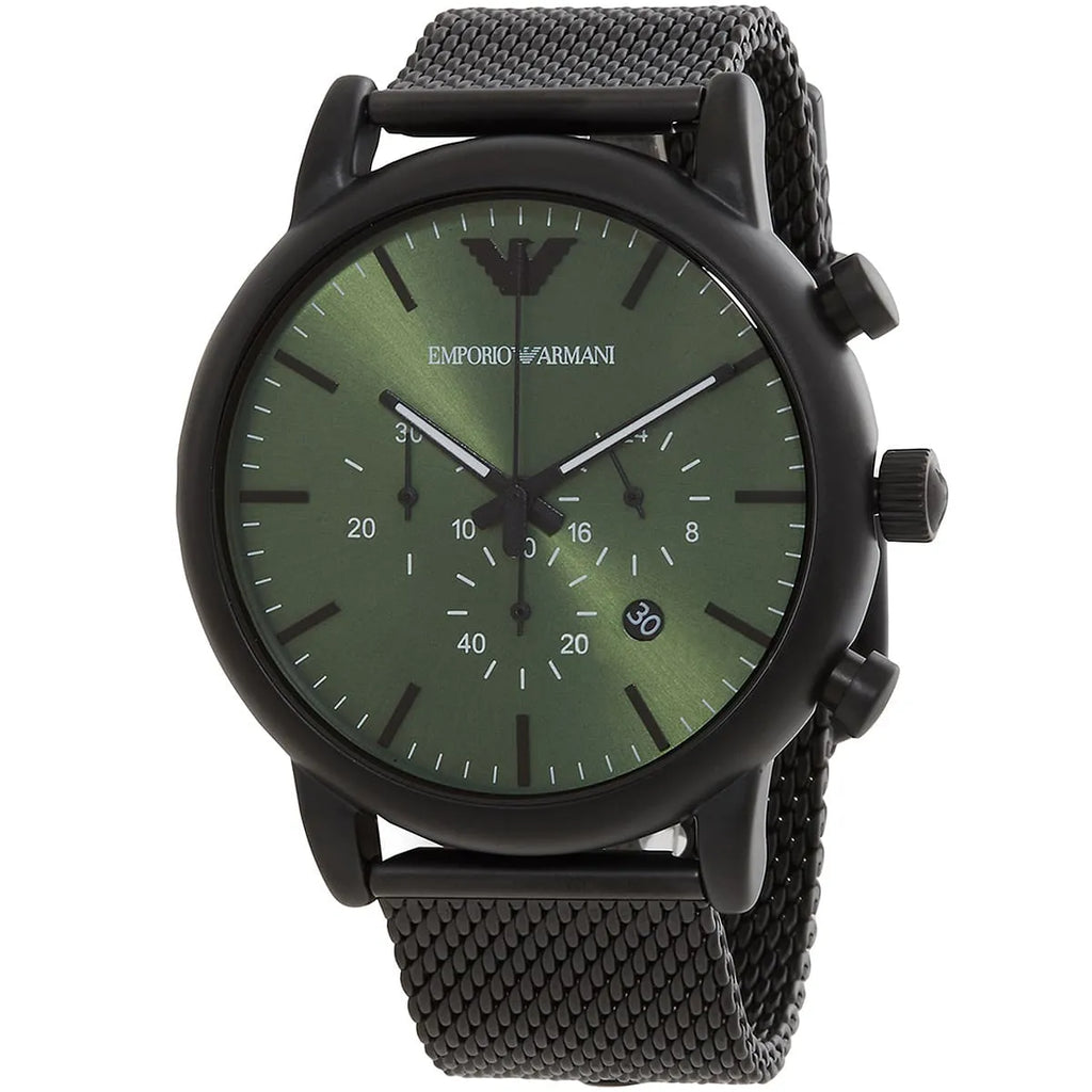 Emporio Armani Watch For Men's Luigi AR11470 - Black
