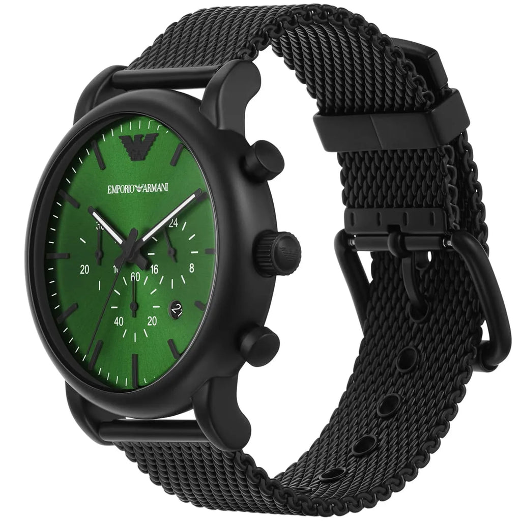 Emporio Armani Watch For Men's Luigi AR11470 - Black