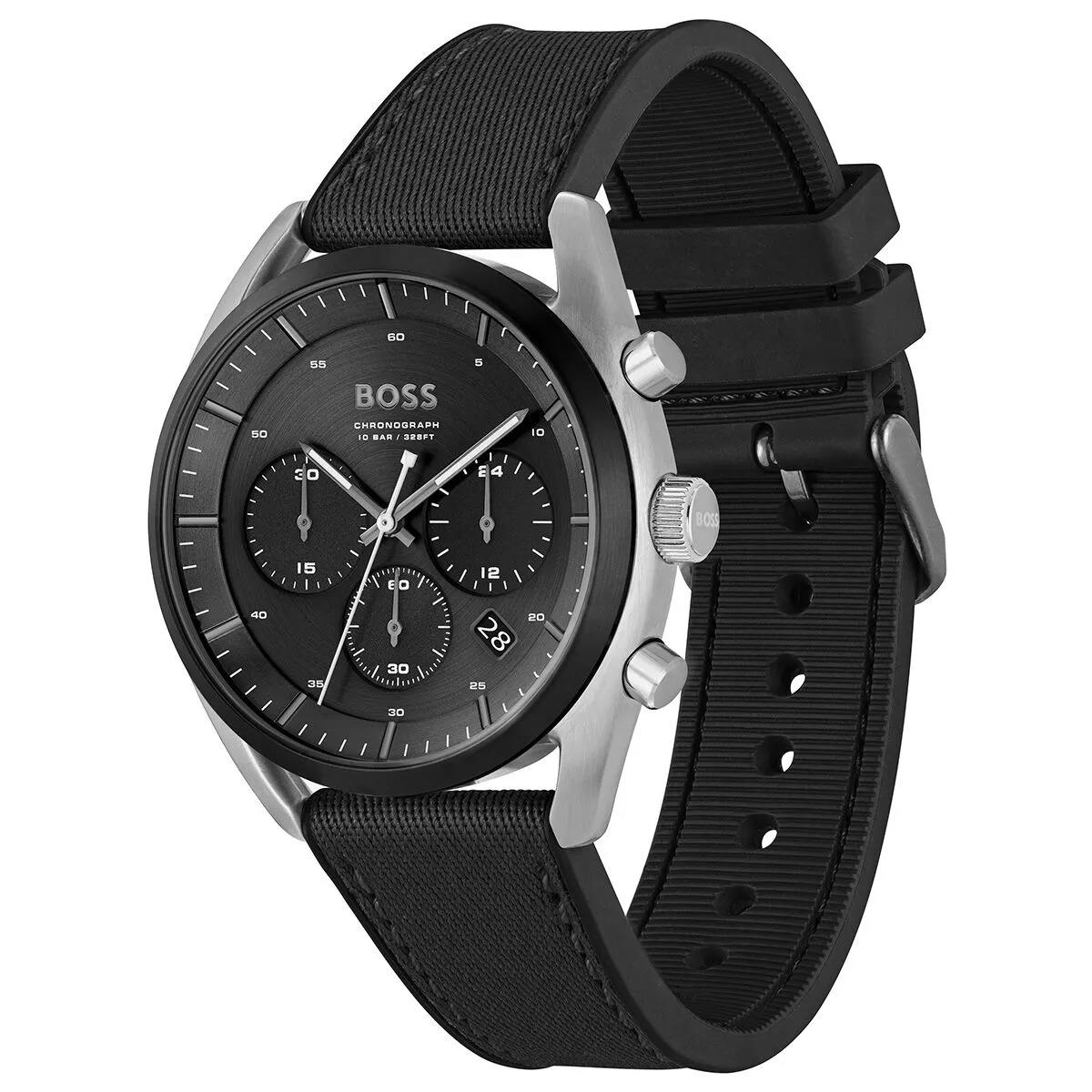 Hugo Boss Chronograph Quartz Watch for men's Silver / Black