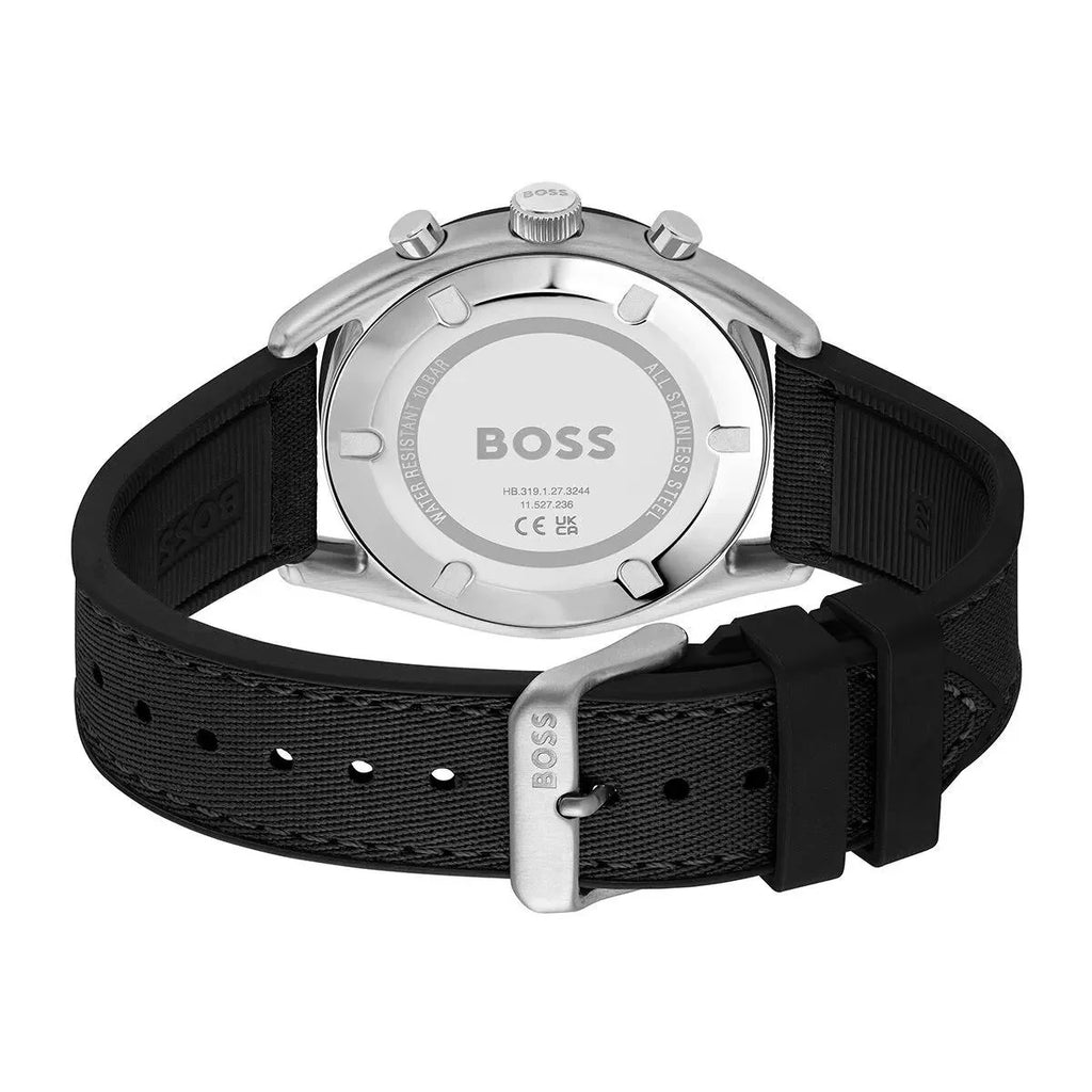Hugo Boss Chronograph Quartz Watch for men's Silver / Black