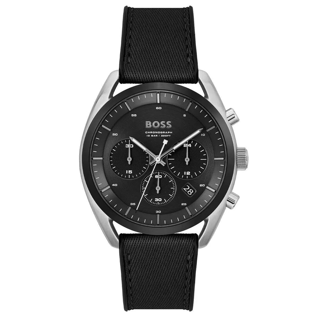 Hugo Boss Chronograph Quartz Watch for men's Silver / Black