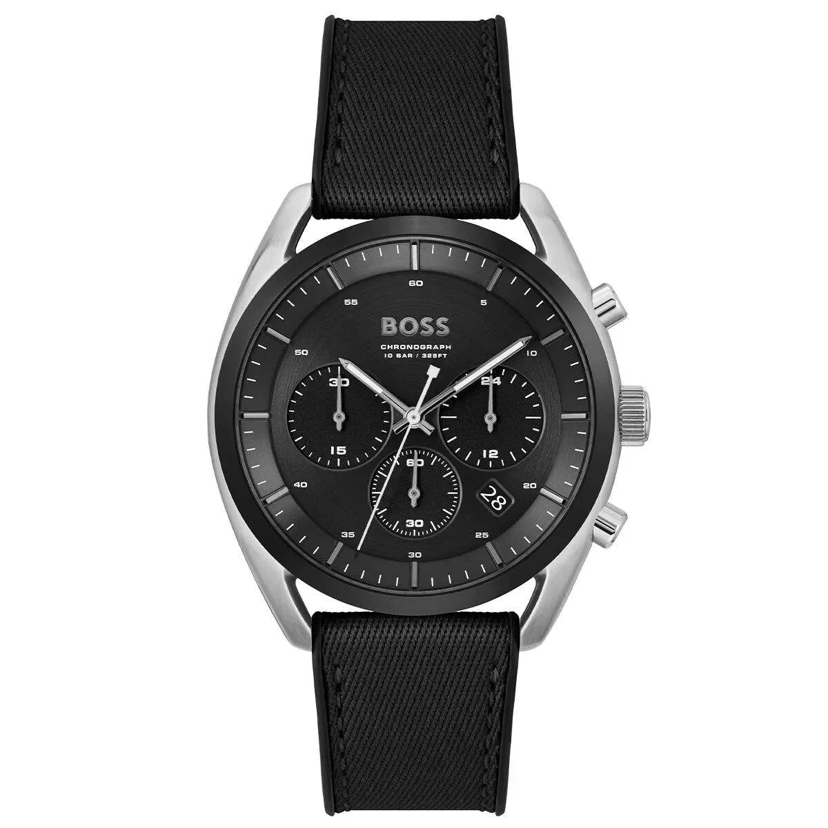 Hugo Boss Chronograph Quartz Watch for men's Silver / Black