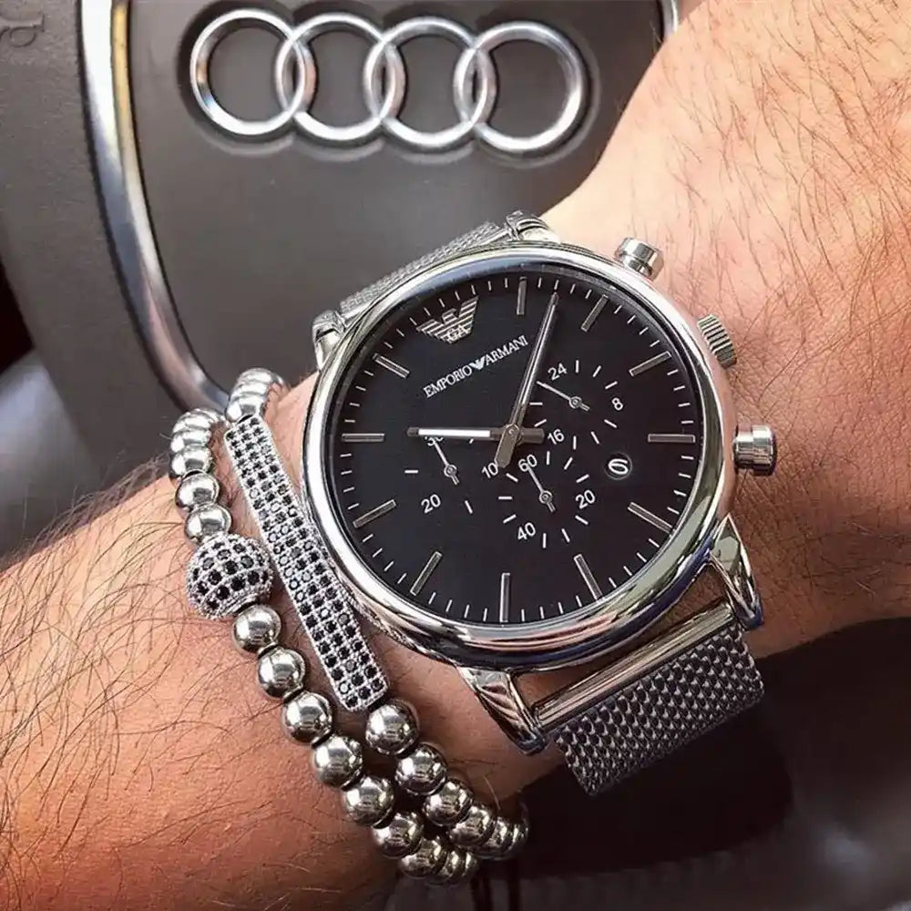 Emporio Armani Men's Model  AR1808 - Silver