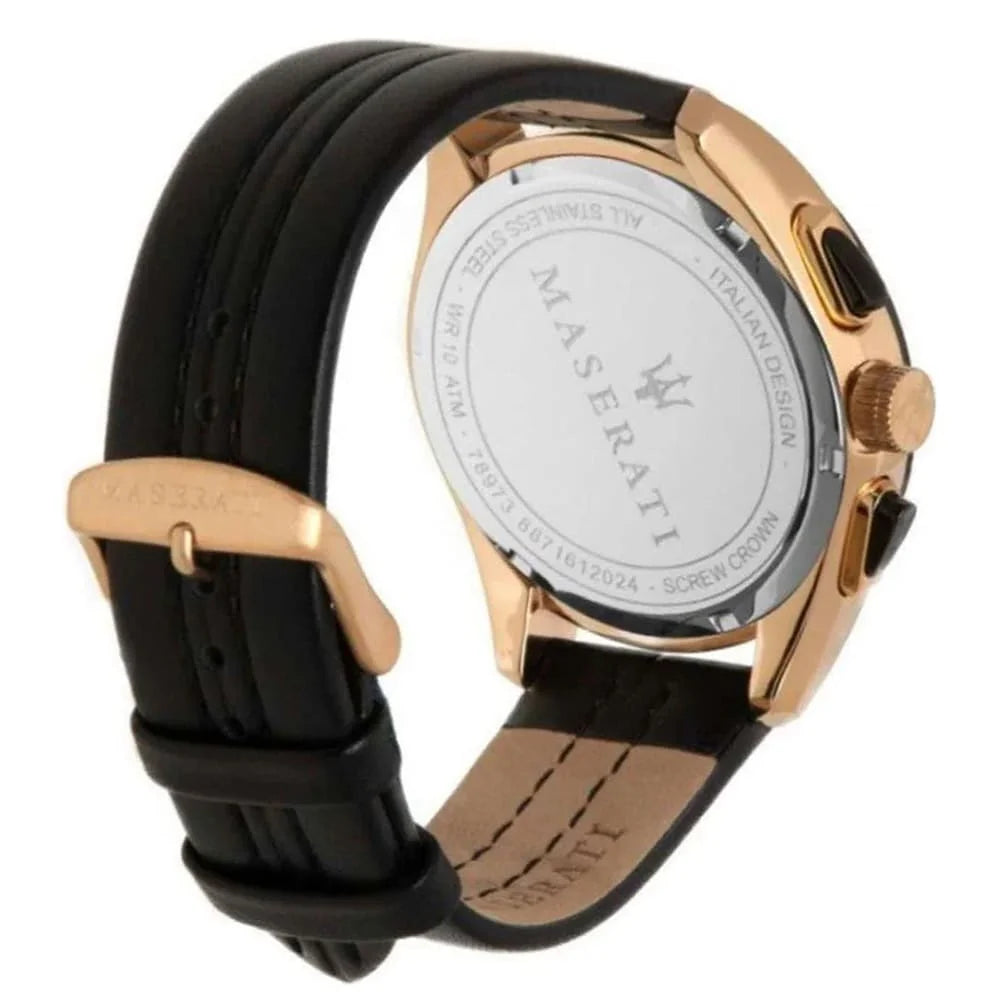 Maserati Traguardo Men's Watch Brown / Gold