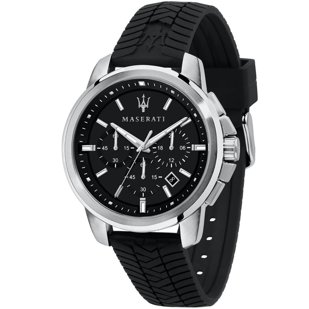 Maserati Successo Chronograph Men's Watch Silver / Black