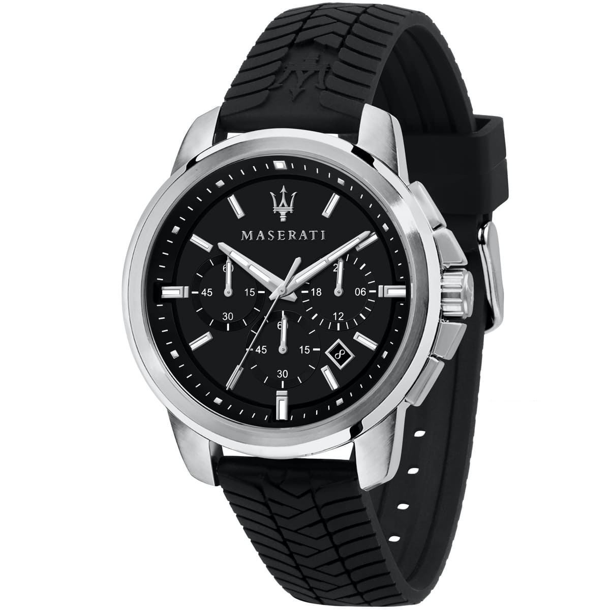Maserati Successo Chronograph Men's Watch Silver / Black