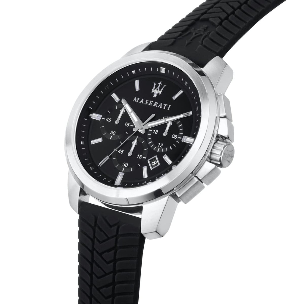 Maserati Successo Chronograph Men's Watch Silver / Black