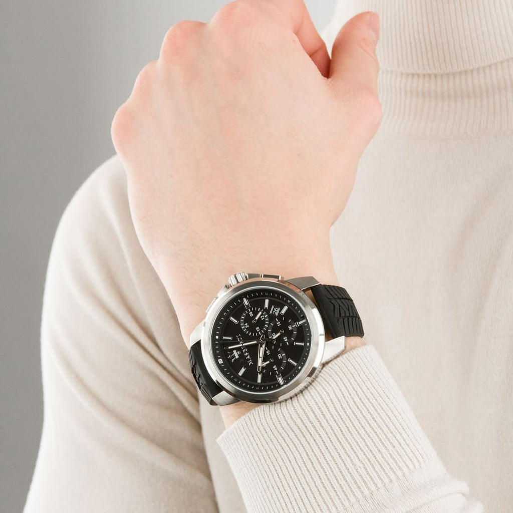 Maserati Successo Chronograph Men's Watch Silver / Black